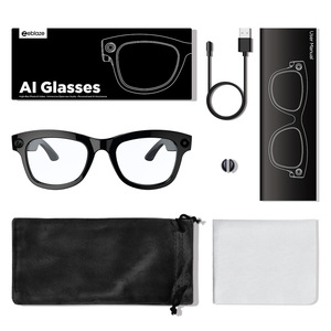 Les lunettes intelligentes Zebalze sont équipées d'une caméra pour la prise de photos haute définition, l'enregistrement vidéo, la communication et toutes les fonctions. - Product Image 4
