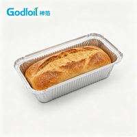 Barquettes jetables en aluminium écologiques n°6a de 8 pouces et 18 oz, résistantes au four, pour la cuisson et le service de boulangerie