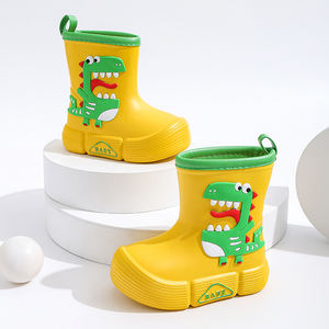 Fabriek Groothandel Kinderen Waterdichte Regenlaarzen Met Dinosaurus Cartoon Ontwerp Eva Licht Gewicht Voor Kinderen En Babys - Product Image 4