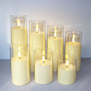 Flameless nhấp nháy <span class=keywords><strong>LED</strong></span> nến ánh sáng rõ ràng Ống nhấp nháy ánh sáng điều khiển từ xa Flameless <span class=keywords><strong>Led</strong></span> nến với di chuyển nhảy múa ngọn lửa - Product Image 5