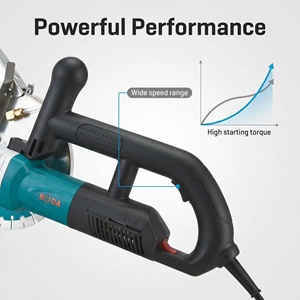 <span class=keywords><strong>Scie</strong></span> <span class=keywords><strong>à</strong></span> <span class=keywords><strong>carrelage</strong></span> professionnelle sans balais 195 mm 3900 W 7500 tr/min, machine de découpe murale humide/sèche <span class=keywords><strong>pour</strong></span> céramique, pierre et porcelaine 65 mm - Product Image 2