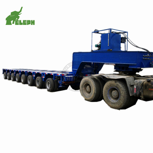 <span class=keywords><strong>Semirremolque</strong></span> Modular <span class=keywords><strong>de</strong></span> Acero para Carga Pesada, con Elevación y Dirección Hidráulicas, Multieje - Product Image 3