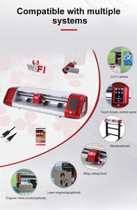 Skycut C24 触摸屏自动轮廓切割机 720mm 切割宽度 高速步进电机摄像头 - Product Image 6