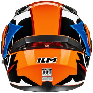 Yeni Rekabetçi Fiyatlı ILM Motosiklet Çift Vizörlü Açılır Kapanır Modüler Tam Yüz Kaskı DOT Sertifikalı Model 902 - Product Image 6