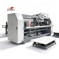 Agrafeuse semi-automatique Oray anti-blocage à alimentation par deux cartons, 500 points/min, transmission par courroie synchrone, complète