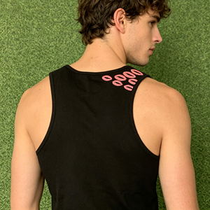 Débardeurs côtelés de sport pour hommes grandes tailles, roses, de qualité supérieure - Product Image 4