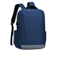 Sac à dos pour homme, idéal pour les voyages d'affaires, imperméable, simple, avec port USB, léger, pour ordinateur portable, tendance et en stock