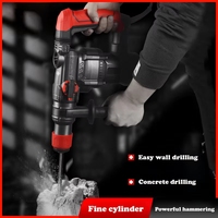 Marteau perforateur multifonctionnel de qualité industrielle, perceuse à béton professionnelle pour la construction et la rénovation à domicile