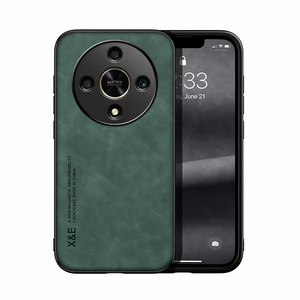 Funda de cuero de lujo para HUAWEI <span class=keywords><strong>Honor</strong></span> X9B/X8B/X7B Silky Feel Lens Funda protectora de cuero esmerilado para teléfono magnético de coche - Product Image 3