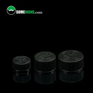 Recycled PP Plastic 18 20 22 24 28 32 38mm Child Proof Bottle Lids High Quality Cosmetic Custom Packaging Ribbed Smooth OEM/ODM