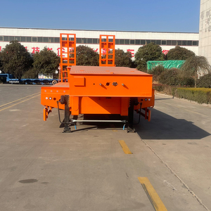 Semirremolque de plataforma baja de 3, 4 y 5 ejes, 60-80 toneladas, con Dolly, en venta - Product Image 6