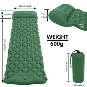 Chất lượng cao Inflatable cắm trại ngủ Pad <span class=keywords><strong>Mat</strong></span> với được xây dựng trong Bơm chân, trọng lượng nhẹ không khí nhỏ gọn nệm tốt nhất ngủ <span class=keywords><strong>mat</strong></span> - Product Image 3