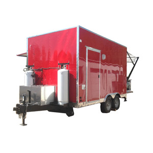 Concesión de camión de comida móvil de restaurante de comida rápida de remolque de alimentos barbacoa de combinación - Product Image 5