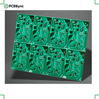 Laminé PCB RF haute vitesse Ventec Tec-speed 2.0 VT-464 1/2oz double face stable DK faible perte DF 0.015 pour commutateur réseau