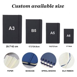 Customizable Logo Leather School Hardcover Custom <b>Notebook</b> Eco Friendly Journal Small Leather Journal <b>A5</b> <b>Notebook</b> for Stationary - Product Image 3