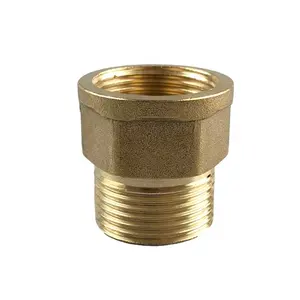 Pneumatic Connector Tube Copper Brass Thread Fitting 3/4'' Quick Pneumat Fitting
