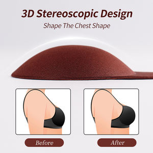 Couvre-mamelon de levage Coussinets d'allaitement invisibles en silicone adhésifs Pasties sans couture réutilisables Lifter Pasties ronds en silicone pour femmes - Product Image 2