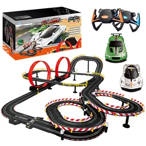 Slot Rennwagen Set A47-16 Race Circuit für Challenge Toy im Maßstab 1:43 Slot Car Toys Set Rennstrecke Set Boy Kids Game