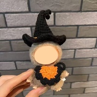 Pour LABUBU V4 Mini jouet fait à la main au crochet Halloween poupée vêtements taille personnalisable Design à la mode