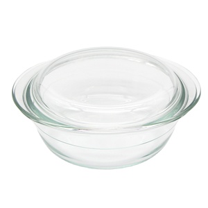 Casserole en verre transparent Linuo, nouveau design 2023, avec couvercle en verre - Product Image 4