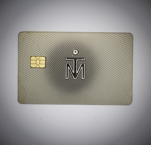 Luxury 24K Gold Plated NTAG216 NFC Business <b>Card</b> Dual Side Hidden Chip Metal Printing for <b>Access</b> <b>Control</b> - Product Image 1