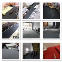Tapis et moquettes d'hôtel Tapis en rouleau Tapis lavables Tapis de mariage rouges imprimés sur mesure Tapis de chemin d'escalier