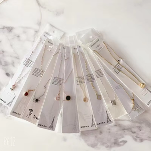 Collar de Acero Inoxidable al Por Mayor para Mujer, Joyería de Moda Económica con Letras y Animales de Circón Mixto - Product Image 4