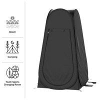 Tente de douche imperméable quatre saisons, auvent pop-up, cabine d'intimité pour camping, toilettes portables, tente de change extérieure