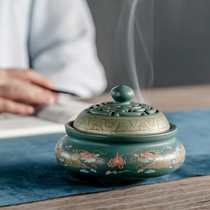 Kualitas tinggi 4 gaya keramik pembakar dupa porselen Buddha tongkat tempat dupa untuk dekorasi Desktop rumah terapi - Product Image 1