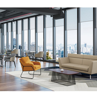 Canapé commercial moderne Mingle pour salle d'attente, mobilier de réception de bureau, matériaux optionnels