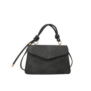Nuevo Bolso Cuadrado Pequeño Minimalista Retro de Moda Otoñal para Mujer, Bolso de Mano Casual, Color Sólido, PU, Poliéster, 1-3L - Product Image 5