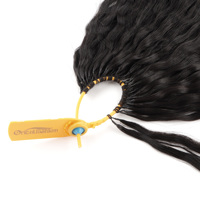 Orientfashion Kinky Straight Crochet Cheveux Humains Miracle Noeuds Crochet Cheveux Machine Made Plume Crochet Extensions de Cheveux Humains