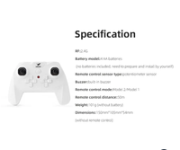 Kit de drone HGLRC Wingy Tiny RTF pour débutants, fuselage entièrement protecteur, design en cercle, vol plus sûr