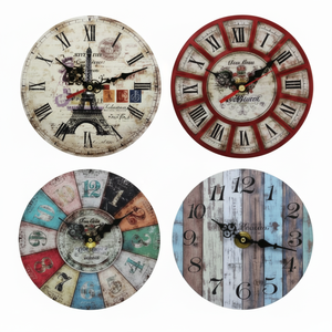 Tokyo Living angolare artigianale circolare orologio da parete Interior Design inglese - Product Image 1