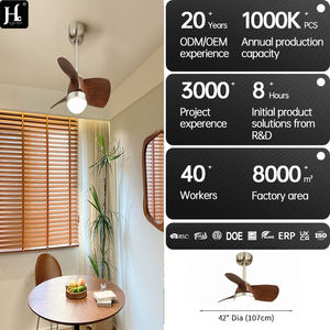 Ventilador de Techo Decorativo Moderno de 24 Pulgadas con 3 Aspas, Motor BLDC, Control Remoto y Luz LED, Gran Venta - Product Image 6