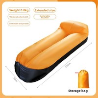 Canapé gonflable d'extérieur pour festival de musique, matelas pneumatique portable pour camping et pique-nique, lit d'appoint individuel pour s'asseoir ou s'allonger