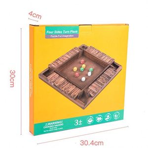 Juego de Mesa Tradicional de Madera para 4 Jugadores, Tipo Pub, con Dados, Divertido para Fiestas Familiares, Shut the Box - Product Image 6