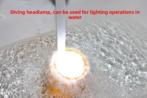 Xách tay không dây khai thác mỏ đèn 26650 Lithium Ion <span class=keywords><strong>LED</strong></span> không thấm nước ngầm Mỏ Than công nhân hat ánh sáng chìm Đèn pha OEM - Product Image 5