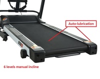 Tapis roulant électrique domestique sûr et confortable, équipement de course portable pour salle de sport intérieure