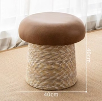 Tabouret champignon fait main, tabouret à bascule, pour balcon, entrée, tabouret à chaussures, tabouret pour bébé, design minimaliste