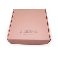 Logo personnalisé, cils, lèvres, brillant, presse sur l'ongle, emballage en papier cadeau, boîte d'emballage en carton ondulé