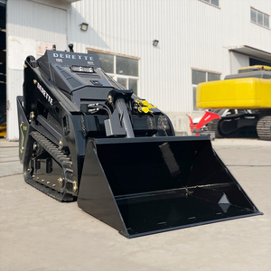 מעמיס זחלי מיני רב תכליתי וחזק מדגם Derette V1000, בעל אישור CE ו-EPA, מכונה קטנה להזזת אדמה. - Product Image 5