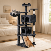 Meilleures ventes Arbre à chat multi-niveaux avec hamac double et rampe à gratter