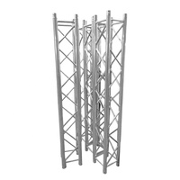 Aluminium extérieur 290mm noir stand d'exposition mobile dj lumières toit système scène treillis affichage événements treillis treillis