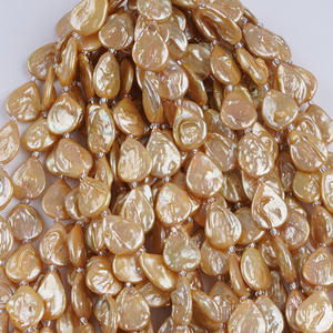 14*19mm Natural <b>Freshwater</b> Baroque <b>Pearl</b> Square Loose Colorful Potato-shaped DIY Jewelry <b>Bracelet</b> Necklace Accessories Wholesale - Product Image 3