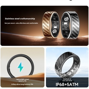 Bague Intelligente IA 2026 pour iOS : Suivi de Santé et de Condition Physique, Moniteur de Sommeil, Fréquence Cardiaque, Oxygène Sanguin, Étanche, Contrôle à Distance - Product Image 4