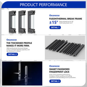 Puertas Plegables Automáticas de Aluminio y Vidrio para Patio de Casa con Rejilla Metálica, Ideales para Zonas Costeras y Clima Adverso - Product Image 6