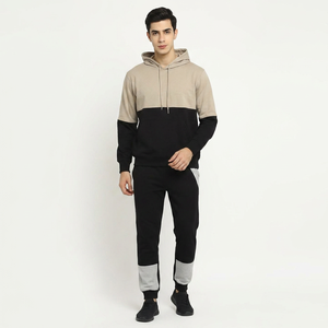 Nueva sudadera con capucha informal y elegante para hombre, 100% algodón, forro polar grueso, para deportes de invierno al aire libre, con logo personalizado e impresión digital. - Product Image 1