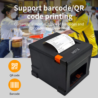 Impresora de Recibos Térmica Portátil OEM HZTZ Comercial de Escritorio de 80 mm sin Tinta para Máquinas POS de Restaurantes, Pagos y Gestión de Inventario