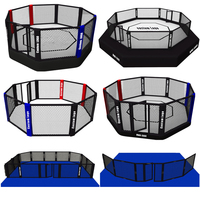 Plateforme de cage de compétition MMA de qualité professionnelle avec cadre tubulaire carré, passerelle de 50-100 cm, 1 m de large, robuste et durable, équipement d'arts martiaux